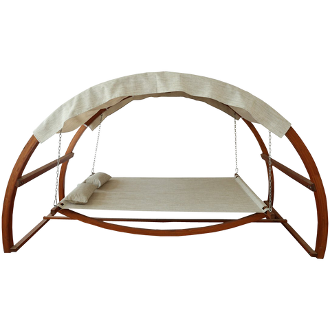 Leisure Season SBWC402 Swing Bed with Canopy