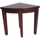 Oasis Bathroom Teak Corner Shower Seat Stool Chair Bench Sitting