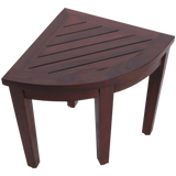 Oasis Bathroom Teak Corner Shower Seat Stool Chair Bench Sitting